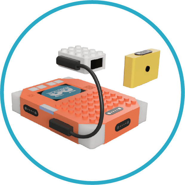 Robotical Axiom Render - Hub and Sensor