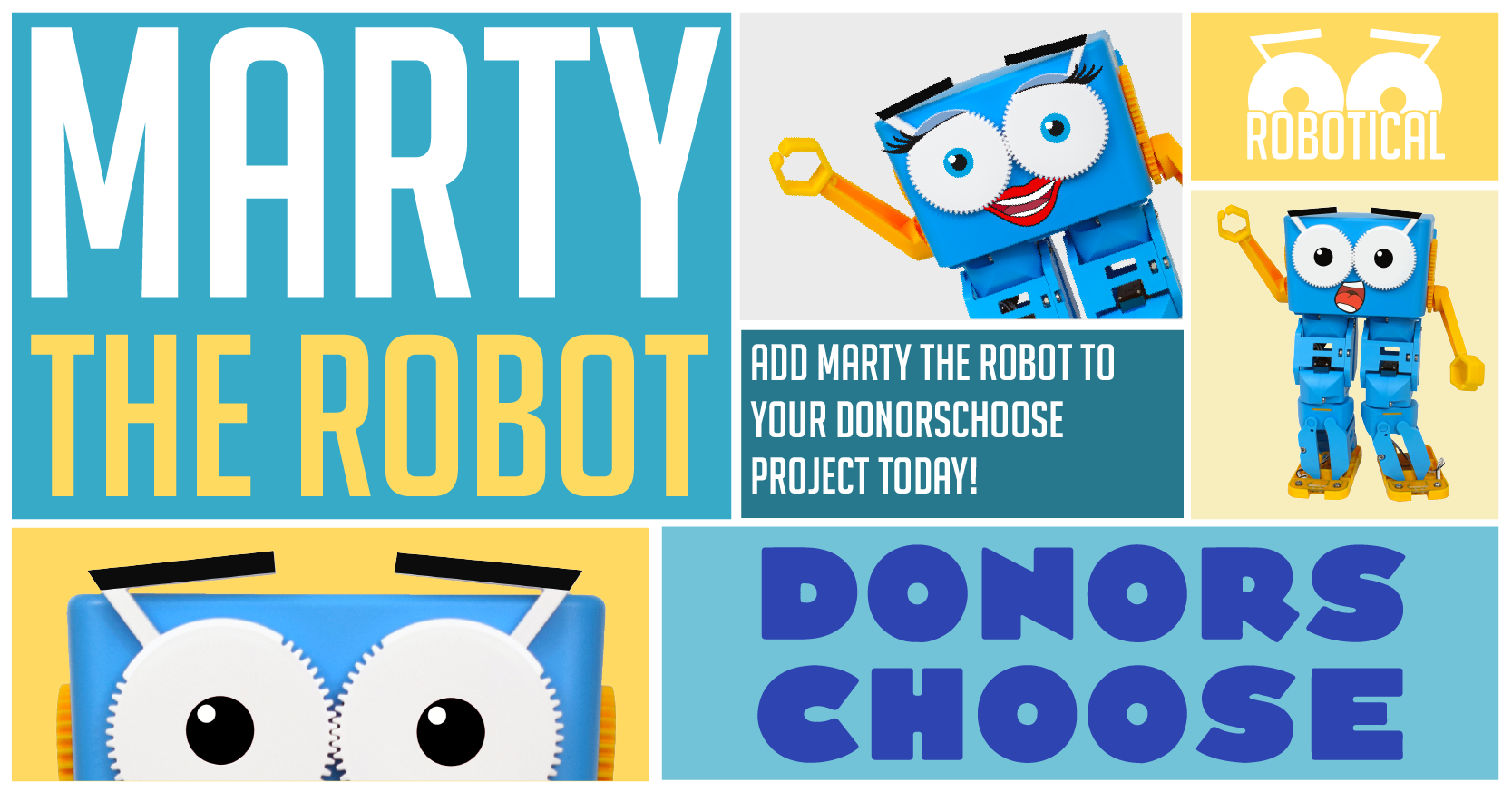 DonorsChoose and Marty the Robot